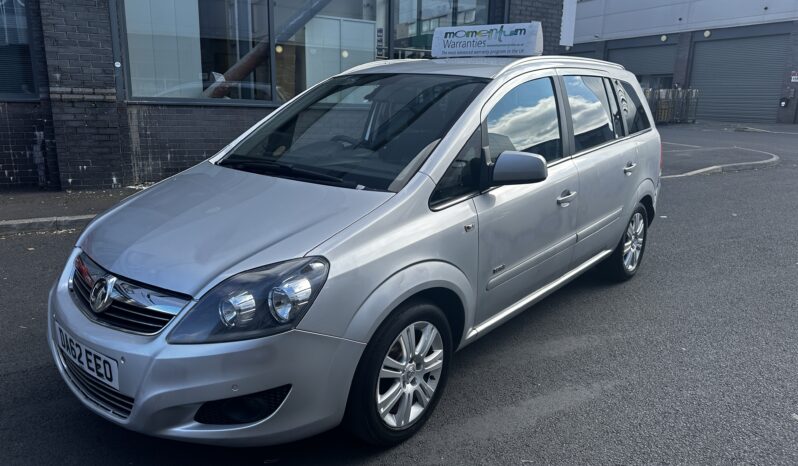 Vauxhall Zafira B 2012 1.6 Petrol